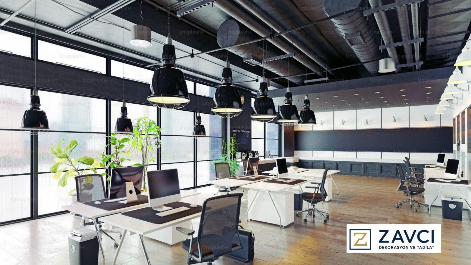 Ortaca ofis dekorasyon